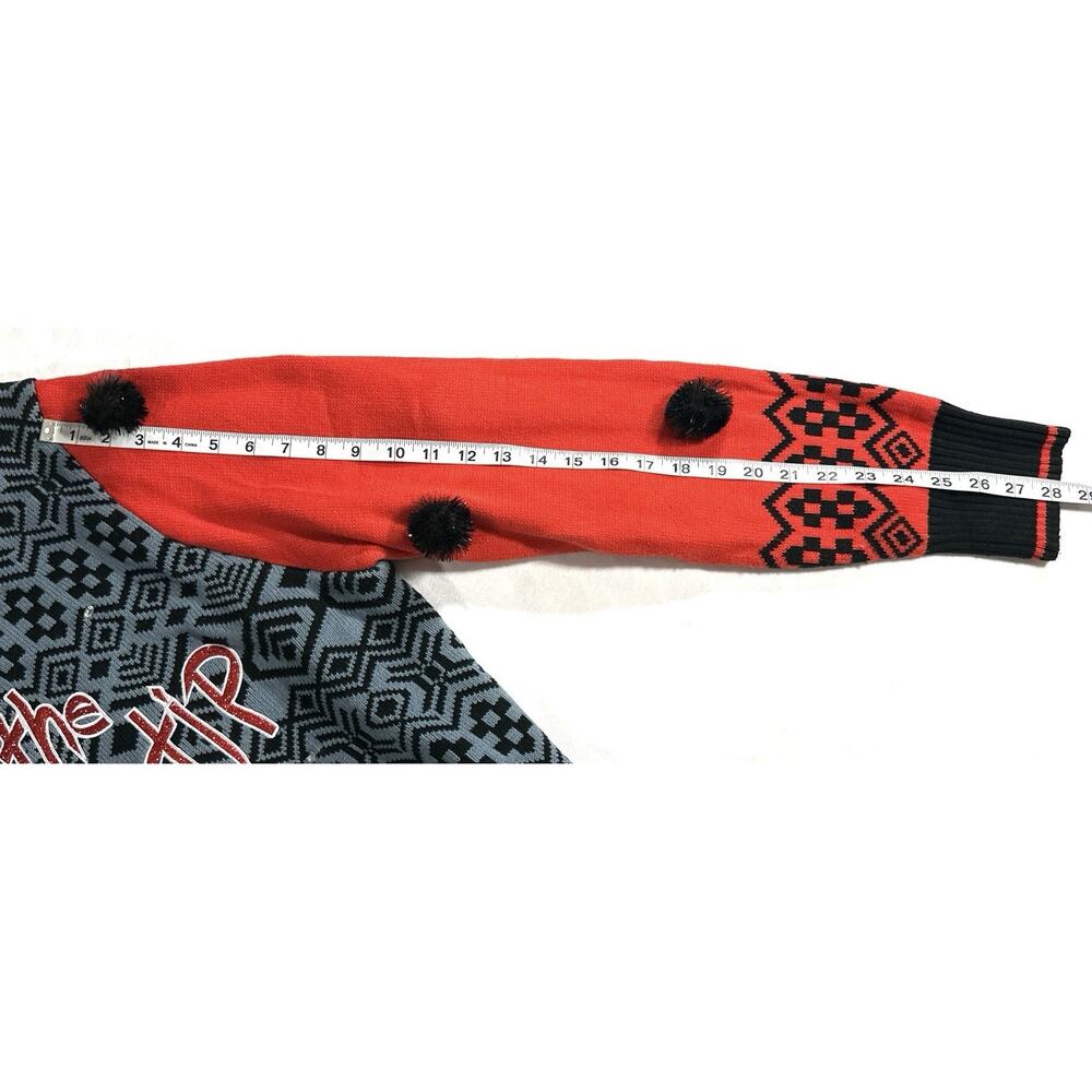 Spencer’s Ghost Face Just the Tip Light Up Sweater XL Scream Horror Christmas - Picture 9 of 13